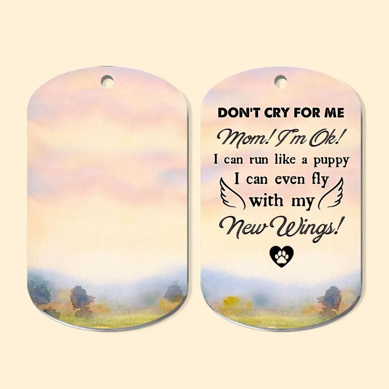 Personalized Pet Photo Memorial Keychain