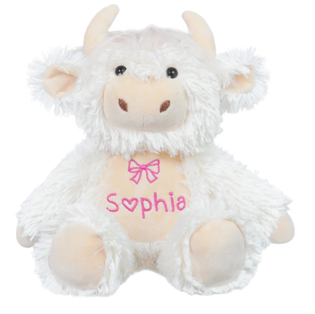 Personalized Highland Cow Stuffed Animal