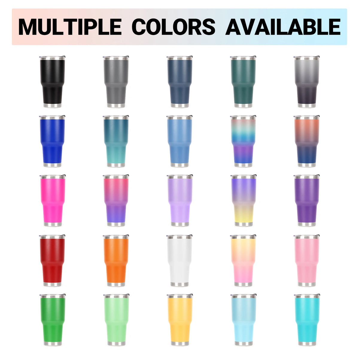 Customized Gift 30 oz Tumbler with Picture, Text, Name, Logo