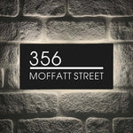 Personalized LED Metal House Sign