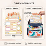 Personalized First Day of School Board, Dry Erase Sign | Custom name, dry erase wood sign, 8 x 10 in, preschool kindergarten photos, 3 markers included