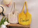 Personalized beach tote bags