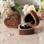 Personalized Wooden Wedding Ring Box
