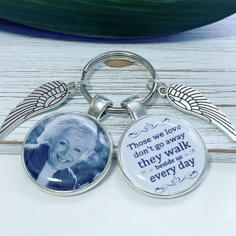 Personalized Photo Keychain For Loved Ones, Family Keepsakes