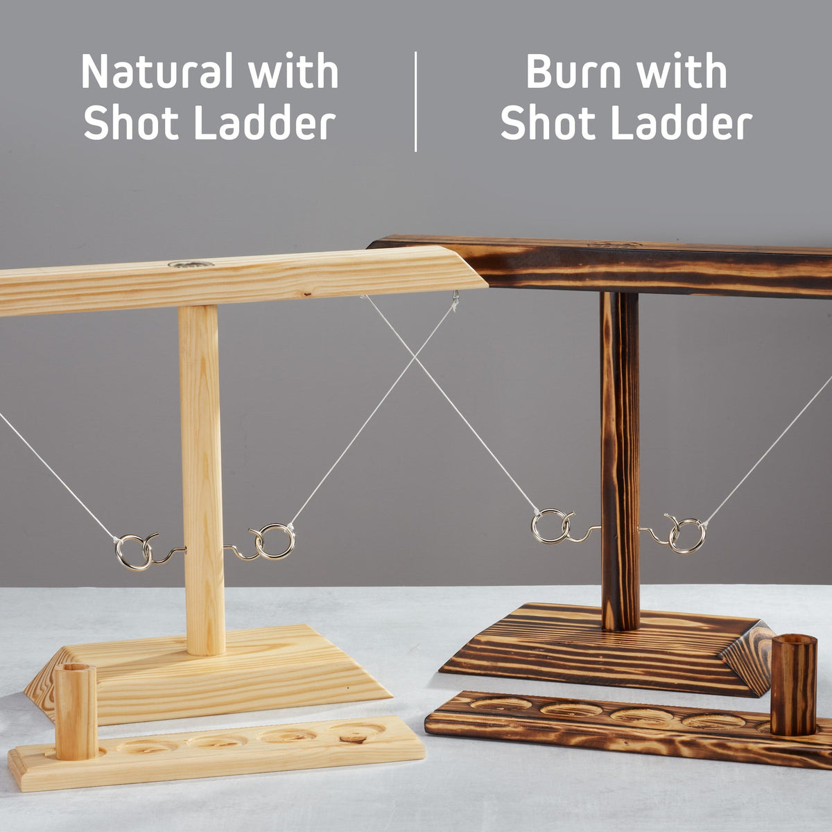 Personalized Wooden Ring Toss Game - Custom Name