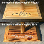 Personalized Wooden Ring Toss Game - Custom Name