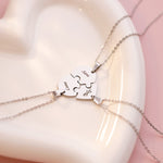 Personalized Puzzle Heart Necklace