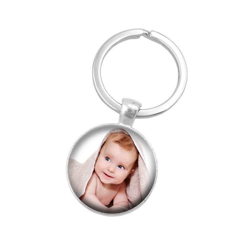 Personalized Photo Keychain For Loved Ones, Family Keepsakes
