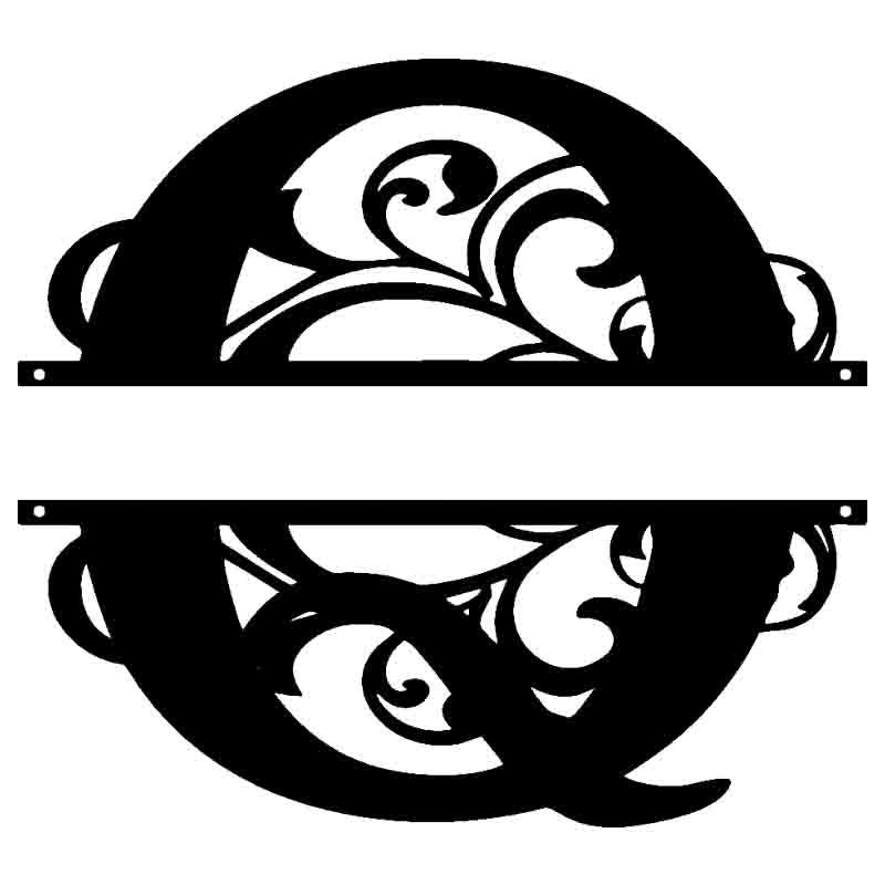 Personalized Family Name Metal Sign-Monogram Wall Decor