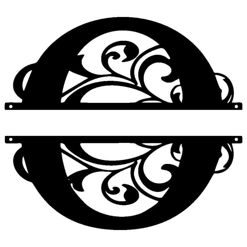 Personalized Family Name Metal Sign-Monogram Wall Decor