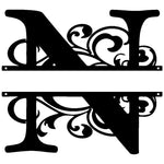 Personalized Family Name Metal Sign-Monogram Wall Decor