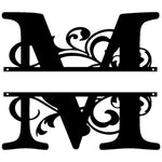 Personalized Family Name Metal Sign-Monogram Wall Decor