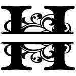 Personalized Family Name Metal Sign-Monogram Wall Decor