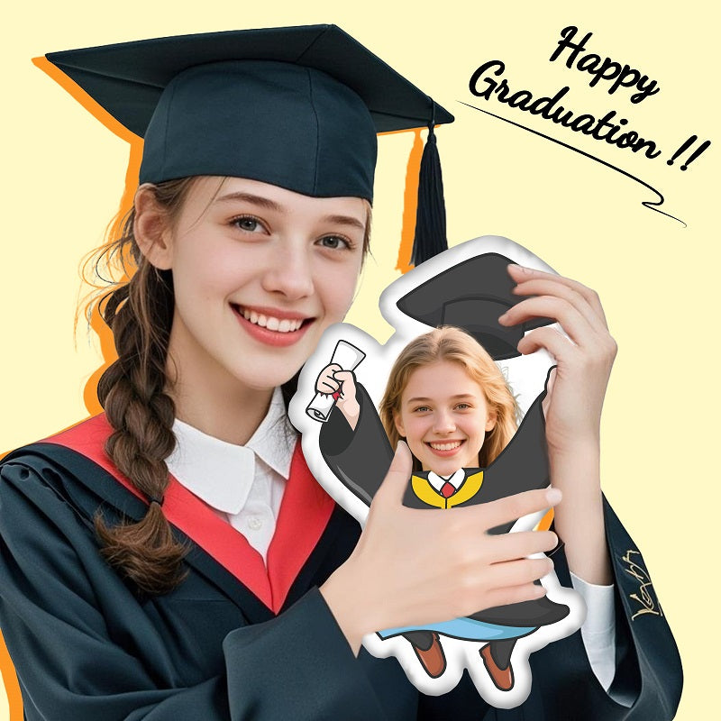 Custom Shaped Photo Pillow – Personalized Pet, People, or Any Picture Gift