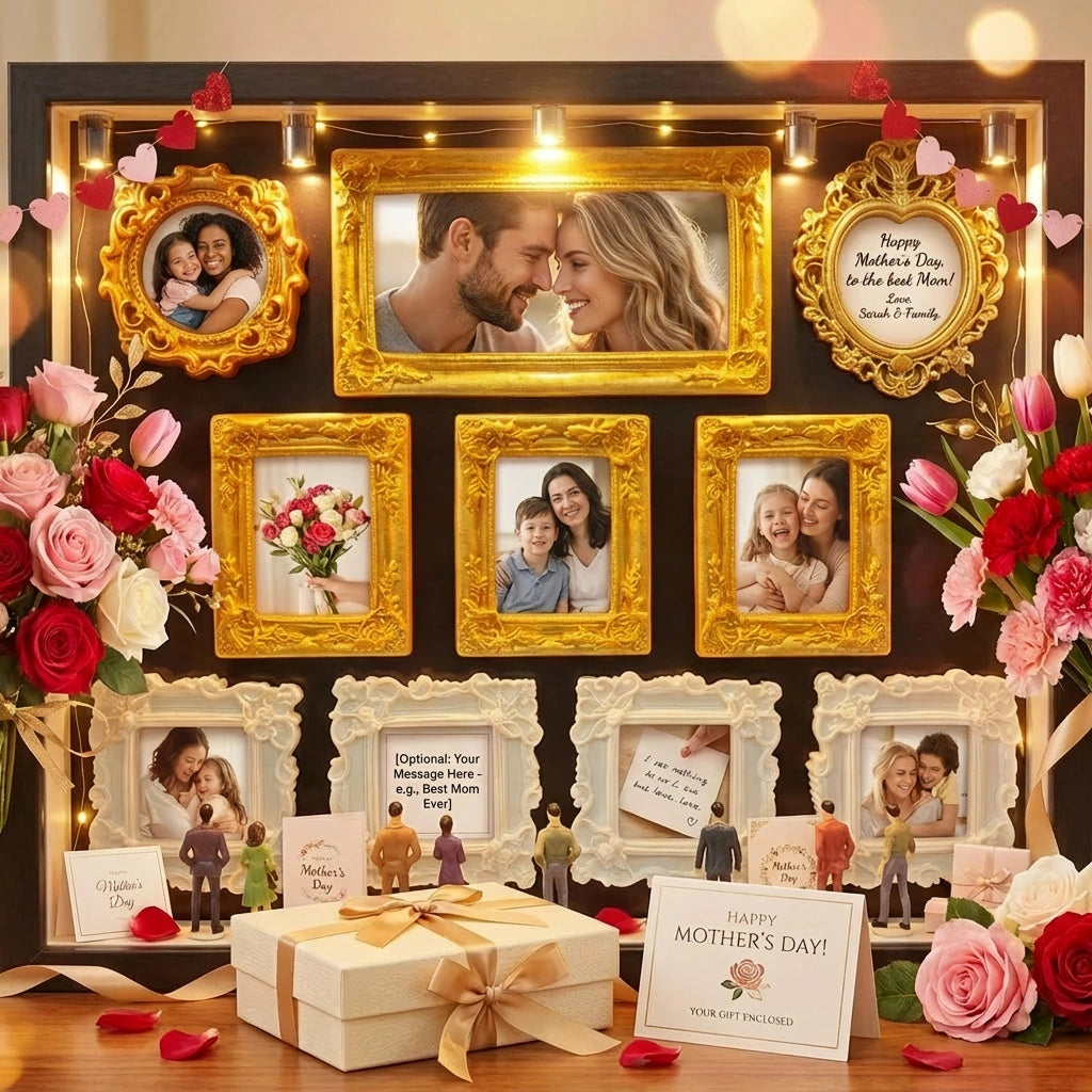 Marco del Museo de Nosotros, regalo personalizado para parejas, lindos regalos en miniatura para museos, regalo significativo, regalo de aniversario para San Valentín.