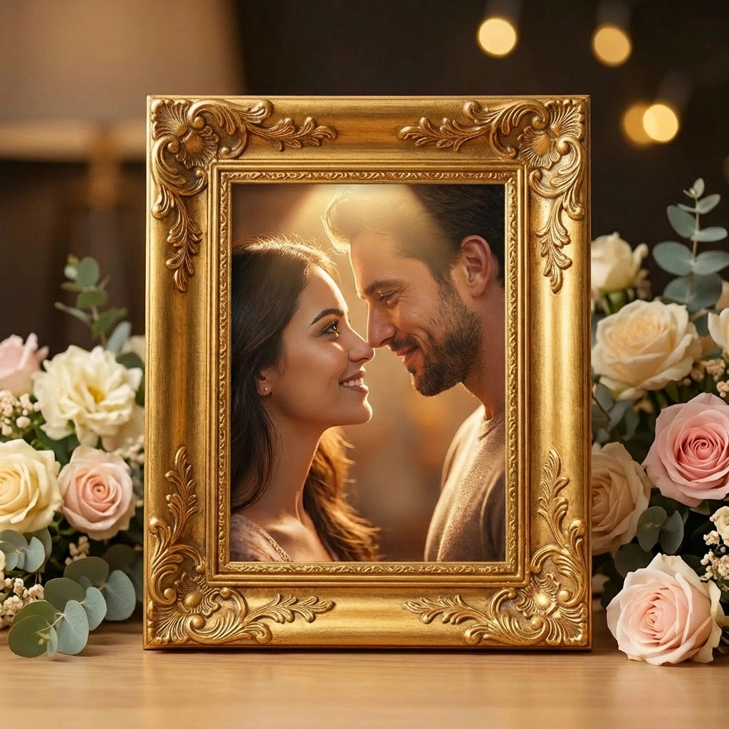 Marco del Museo de Nosotros, regalo personalizado para parejas, lindos regalos en miniatura para museos, regalo significativo, regalo de aniversario para San Valentín.