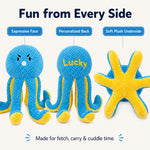 Dog Dad's Favorite — Custom Embroidered Octopus Plush Toy