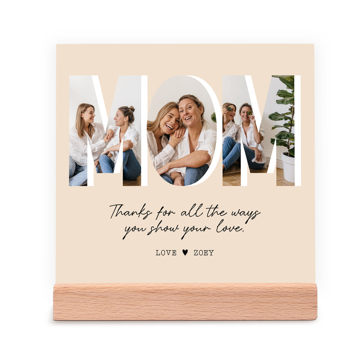 Personalized Photo Gifts for Mom Most Thoughtful Gifts with Custom Message