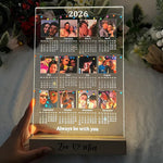 Valentine’s Gift: Personalized 2026 Photo Calendar LED Light Box