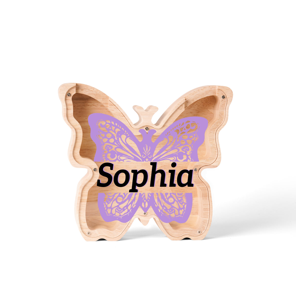 Wooden Butterfly Piggy Banks for Kids