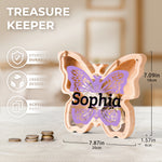 Wooden Butterfly Piggy Banks for Kids