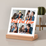 Best Dad Ever Happy Father's Day Gift Plaque Sign Desk Decor