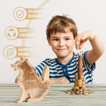 Wooden Dog Piggy Banks for Kids, Personalized Dog Coin Bank with Name, Custom Gifts for Kids Birthday & Decor, Wooden Cashbox Money Jar Educational Toy for Boys Girls