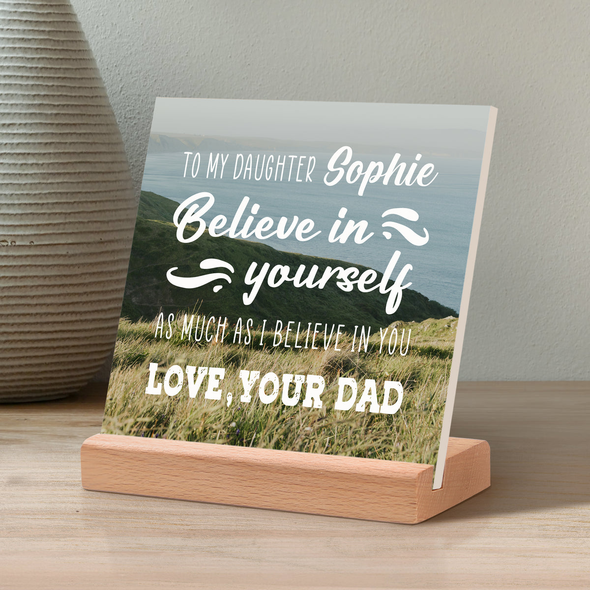 Believe in Yourself Back to School Gift for Children Custom Acrylic Signs Gift