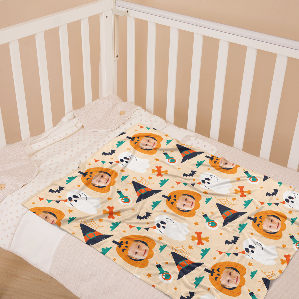 Customize Your Hauntingly Fun Halloween Blanket