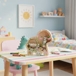 Wooden Turtle Piggy Banks for Kids