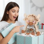 Wooden Cow Piggy Banks for Kids