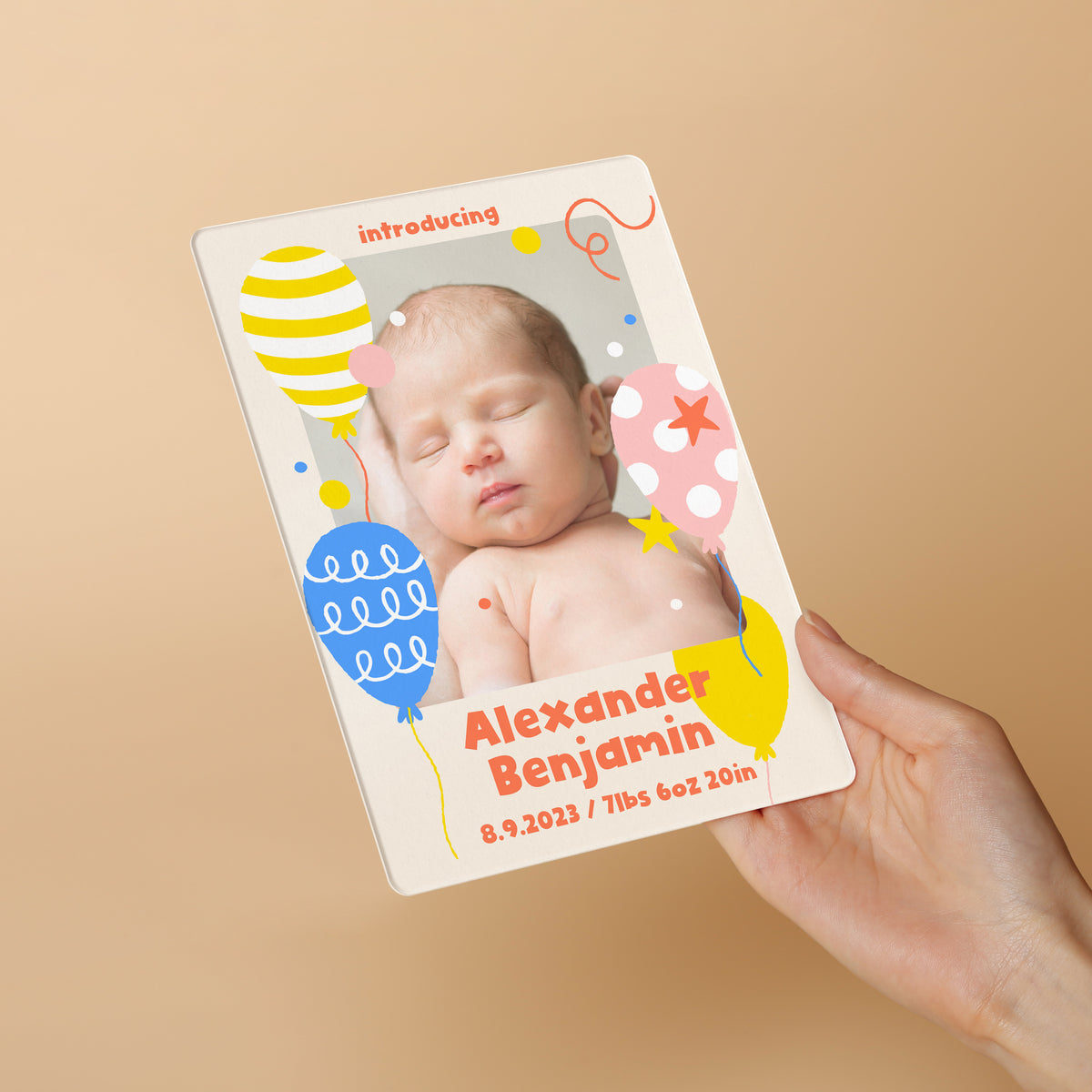 A Bundle of Joy Blooms Celebration Balloons Birth Announcement