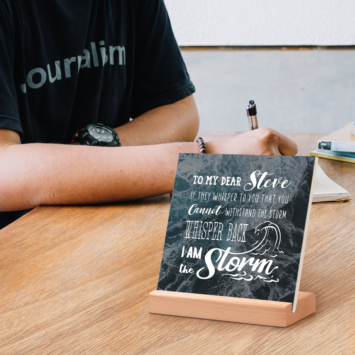 Personalized Office Desk Sign Decor Back to School Gift for Children