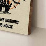 Personalized Halloween Bats Flying Art to Canvas for Wall