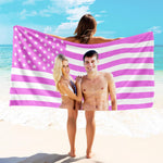 Personalized Kids Beach Towels with Names - 6 Sizes, Cotton/Poly