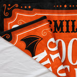 Halloween Throw Blanket Fall Orange Plush Blankets
