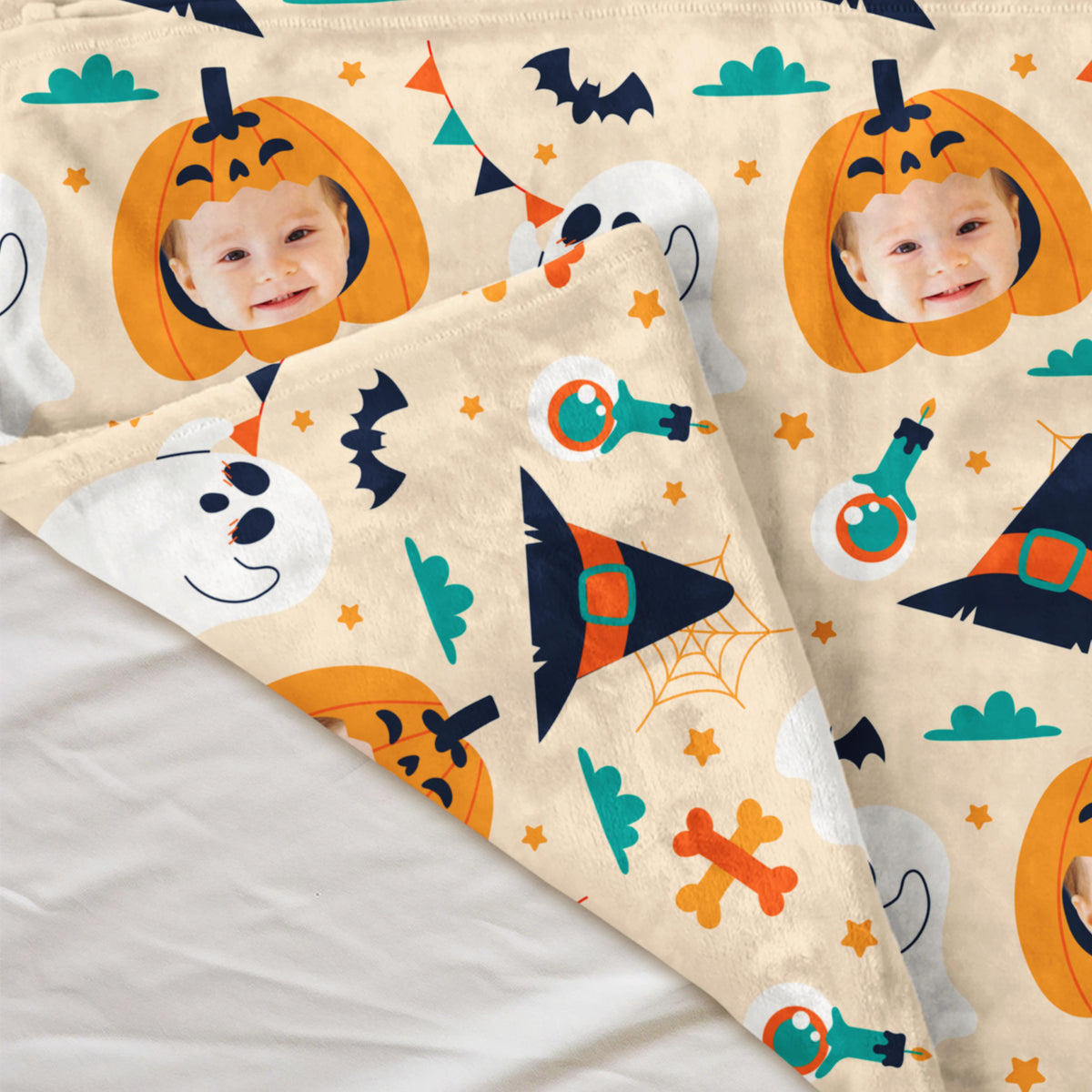 Customize Your Hauntingly Fun Halloween Blanket