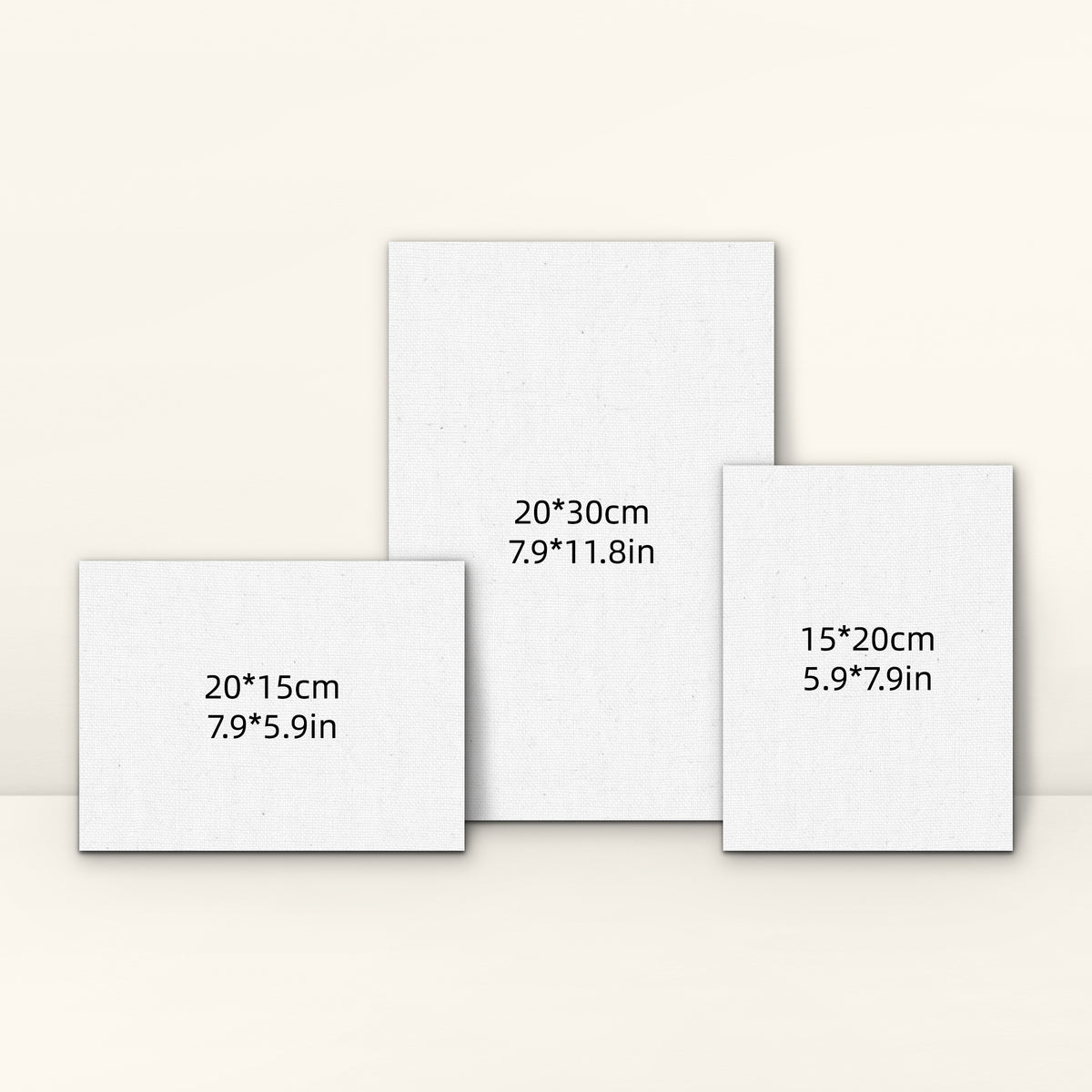 3 Panel Hanging Wall Art Set Custom Canvas Prints with Your Pets Photos