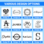 Customized Gift 20 oz Tumbler with Engraved Name, Stainless Steel Custom Tumbler Cup With Lid Straw, Personalized Anniversary Birthday Graduation Back to School Gifts for Women Men Kids