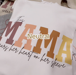 Wear Your Heart on Your Sleeve – Personalized Mama Sweatshirt with Kids’ Names