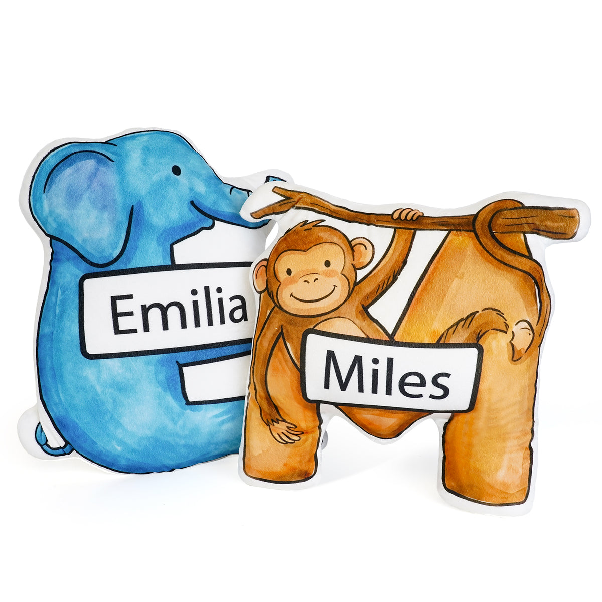 Customizedbee Personalized Animal Alphabet Pillow for Kids