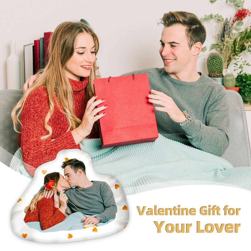 Custom Shaped Photo Pillow – Personalized Pet, People, or Any Picture Gift