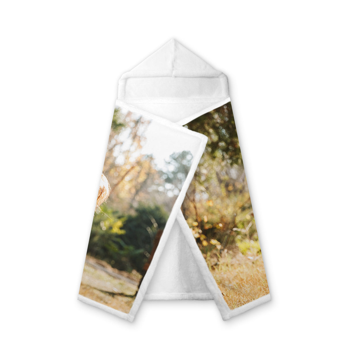 Custom Pet Lover Name & Photo Style Hooded Blanket