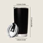 Xmas Customize photo With Lid Travel Coffee Cup