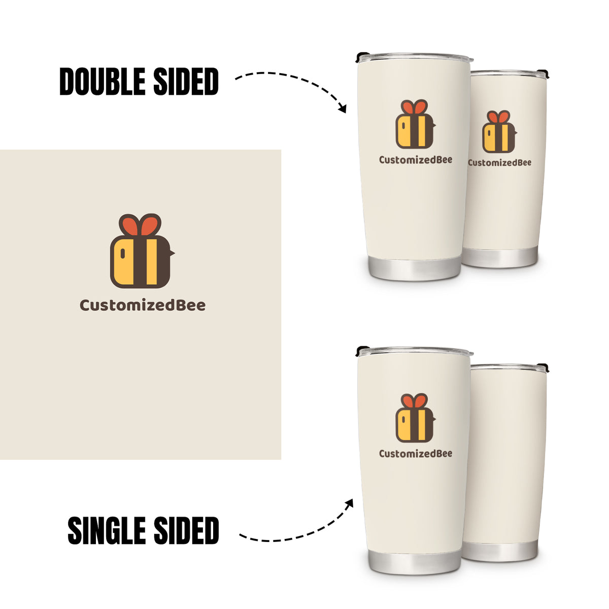 Stainless Steel Custom LOGO Tumbler