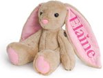 Pink · Personalized Name Embroidered Bunny Plush