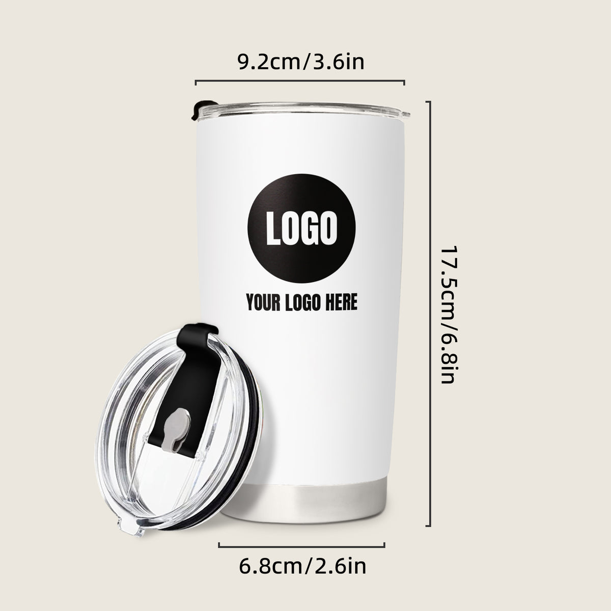 Stainless Steel Custom LOGO Tumbler