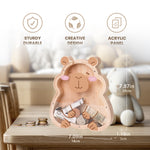 Wooden Capybara Piggy Banks for Kids
