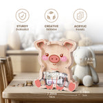 Wooden Piggy Banks for Kids