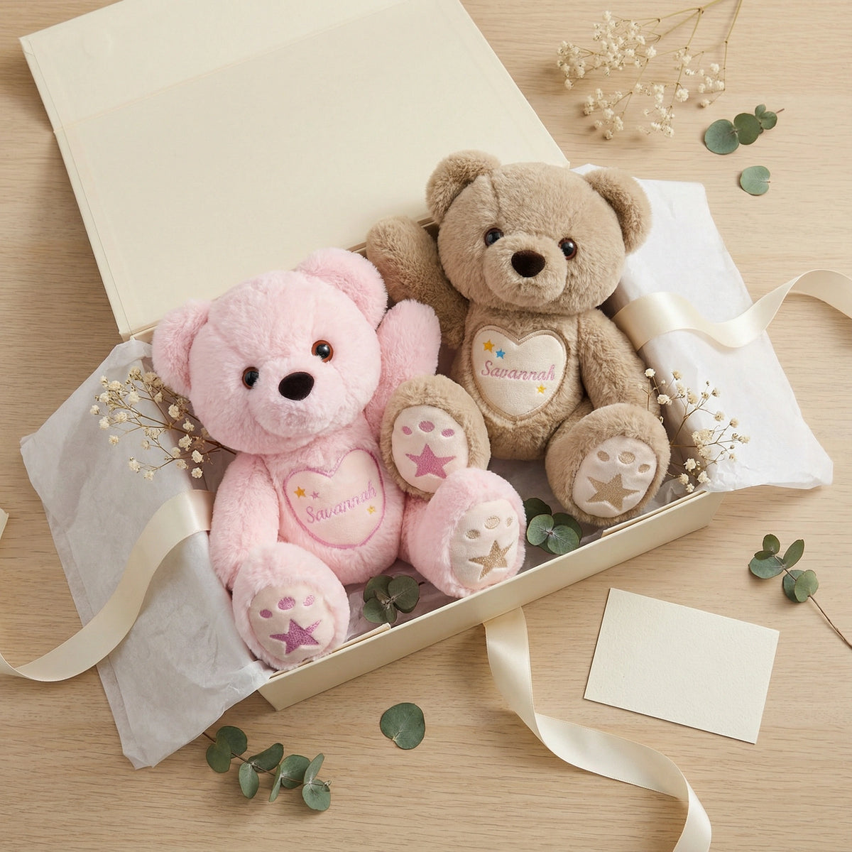 Starlight Teddy Bear - Short-Pile Fur - Personalized Gift